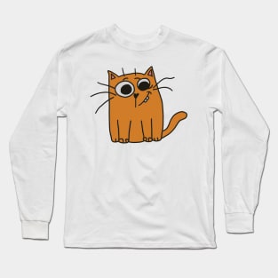Funny Orange Cat Long Sleeve T-Shirt